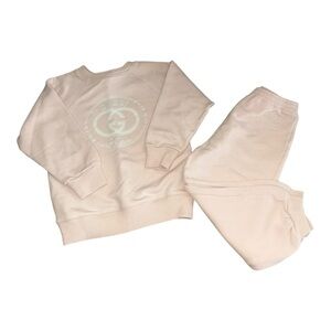 Gucci Pink Logo Pink Jogger Set